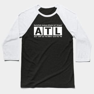 ATL Airport, Hartsfield–Jackson Atlanta International Airport Baseball T-Shirt